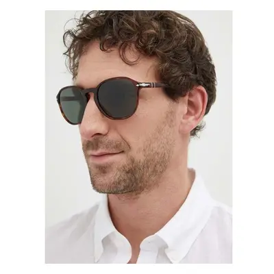 Sluneční brýle Persol pánské, hnědá barva, 0PO3343S 91391676