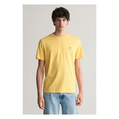 TRIČKO GANT REG SHIELD SS T-SHIRT DUSTY YELLOW 91537688