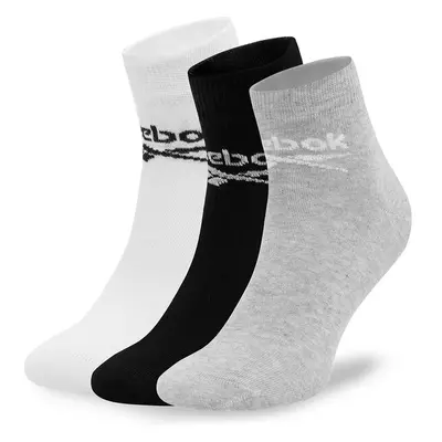 Sada 3 párů vysokých ponožek unisex Reebok 91633667