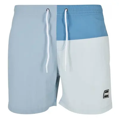 URBAN CLASSICS 3 Block Swim Shorts - pastelblue 83972506