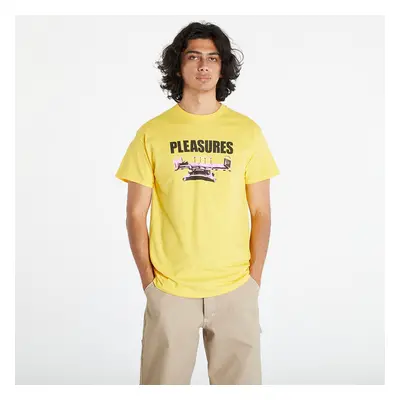 Tričko PLEASURES Bed T-Shirt Yellow S 86796124