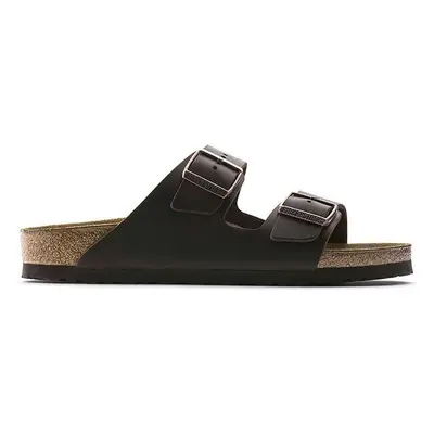 Kožené pantofle Birkenstock Arizona pánské, hnědá barva, 52531 84010940