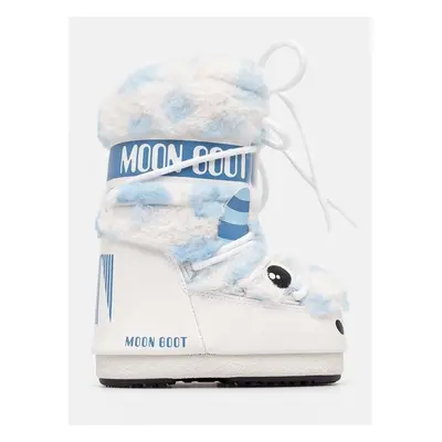 Dětské sněhule Moon Boot ICON YETI FAUX FUR bílá barva, 80D3400260 95896656