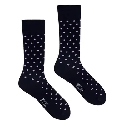 Pánské ponožky Spox Sox Business purple dot 57910306