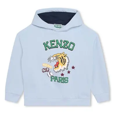 Dětská mikina Kenzo Kids s kapucí, s potiskem 87924642