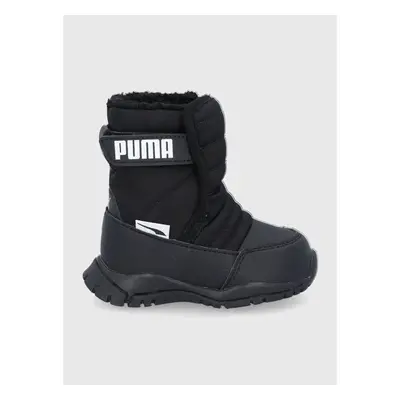 Dětské sněhule Puma 380746 černá barva 65119797