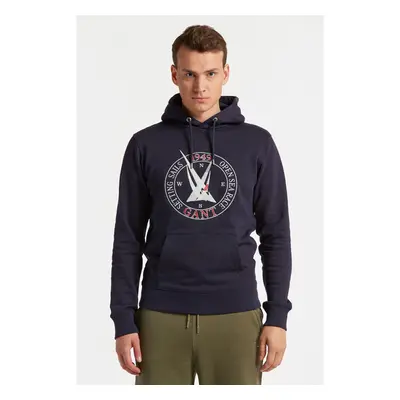 MIKINA GANT SAIL HOODIE EVENING BLUE 76936459