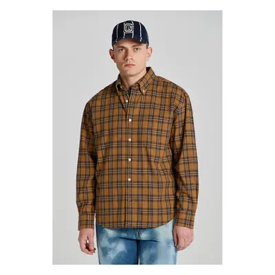 KOŠILE GANT REL TEXTURE CHECK SHIRT CORAL APRICOT 87543014