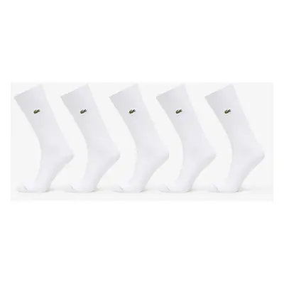 Ponožky LACOSTE Socks 5-Pack White/ White 43-46 95778328