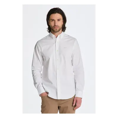 KOŠILE GANT REG PINPOINT OXFORD SHIRT WHITE 84606000