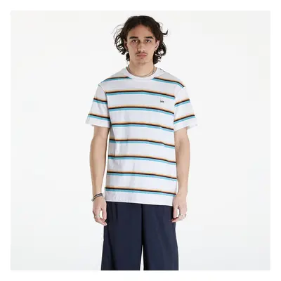 Tričko Lee Relaxed Stripe Tee Bright White M 90405653