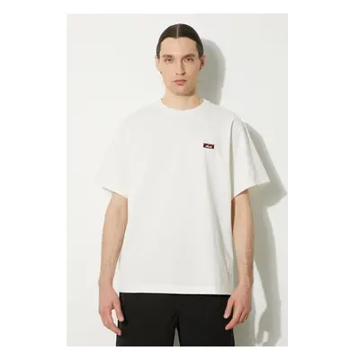 Tričko Nanga Eco Hybrid Box Logo Embroidery Tee bílá barva, s aplikací 92902964