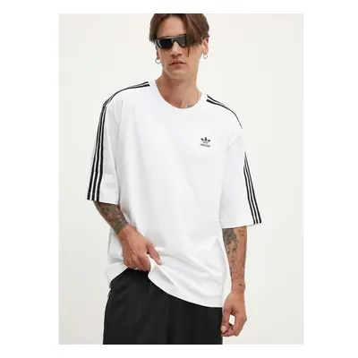 Bavlněné tričko adidas Originals Adicolor bílá barva, s aplikací, 94245745