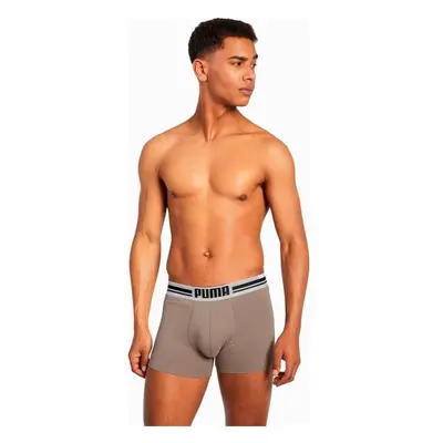 Puma placed logo boxer 2p brown 73914059