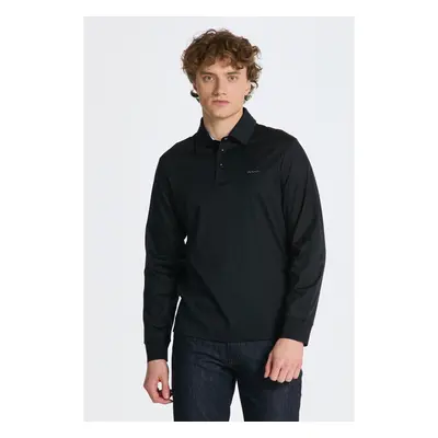 POLOKOŠILE GANT MERCERIZED LS JERSEY RUGGER BLACK 84735215