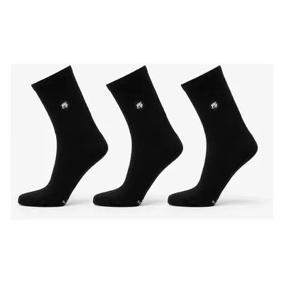 FTSHP Ponožky Footshop Short Socks 3-Pack Black 36-38 93598466