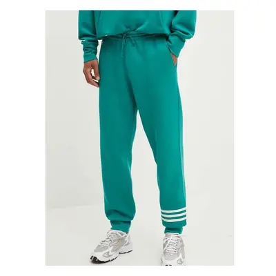 Tepláky adidas Originals tyrkysová barva, hladké, JF9151 94058714