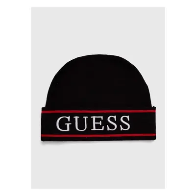 Dětská čepice Guess černá barva, z tenké pleteniny, L4YZ00 Z3GW0 94364606