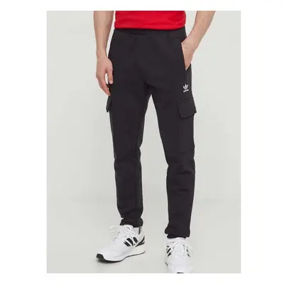 Tepláky adidas Originals Trefoil Essentials Cargo Pants černá barva, s 88830431