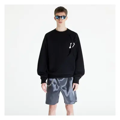 Mikina HELIOT EMIL Morphed Carabiner Crewneck Black M 89374067