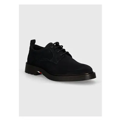 Semišové polobotky Tommy Hilfiger LIGHT HILFIGER LWT SUEDE SHOE pánské 94652795