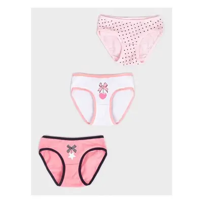 Yoclub Kidss Cotton Girls Briefs Underwear 3-Pack BMD-0033G-AA30-001 81618634