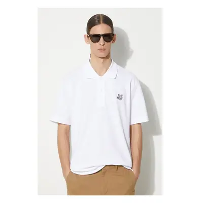 Bavlněné polo tričko Maison Kitsuné Bold Fox Head Patch Comfort Polo 92784941