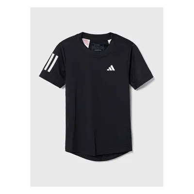 Dětské tričko adidas Performance B CLUB 3STR TEE černá barva, s 94485995