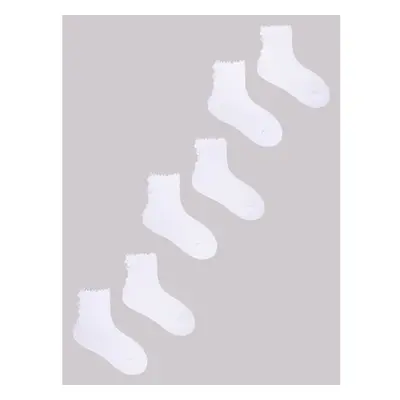 Yoclub Kidss Girls Socks With Frill 3-Pack 91101776