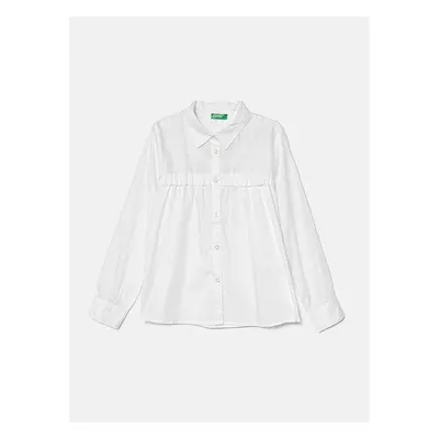 Dětská košile United Colors of Benetton bílá barva, 5PKACQ00M 95857840