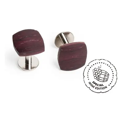 BeWooden Dřevěné manžetové knoflíčky Red Wine Cuff 53518898