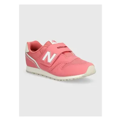 Dětské sneakers boty New Balance růžová barva 83295012