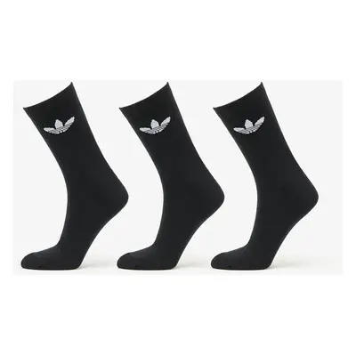 Ponožky adidas Originals Trefoil Cushion Crew Socks 3-Pack Black S 87319979