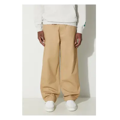 Kalhoty Carhartt WIP Newhaven Pant pánské, béžová barva, jednoduché, 88613236