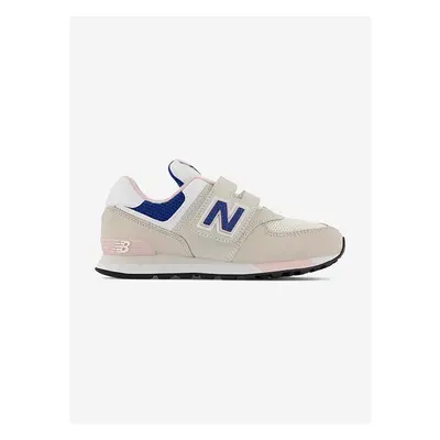 Dětské sneakers boty New Balance béžová barva 83295010