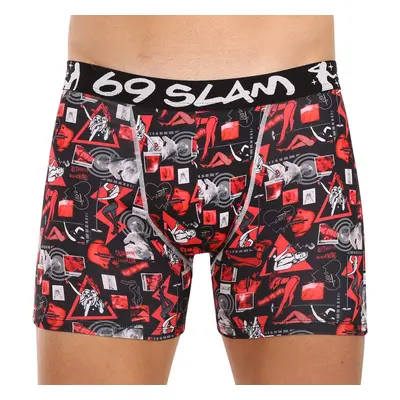 Pánské boxerky 69SLAM fit night life (MCYNLF-PO) 88007214