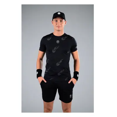 Pánské tričko Hydrogen Flames Tech Tee Black 91739810