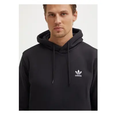 Mikina adidas Originals pánská, černá barva, s kapucí, s aplikací, 94358954