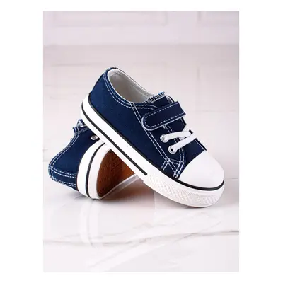 Boys sneakers Vico fabric navy blue 72912282