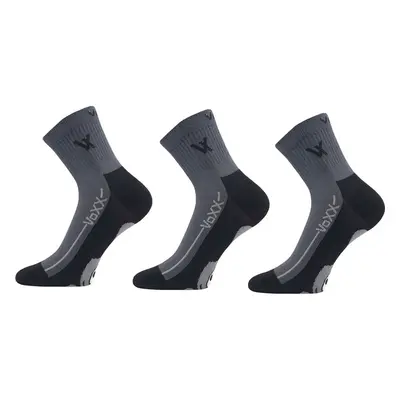 3PACK ponožky VoXX tmavě šedé (Barefootan-darkgrey) 76003732