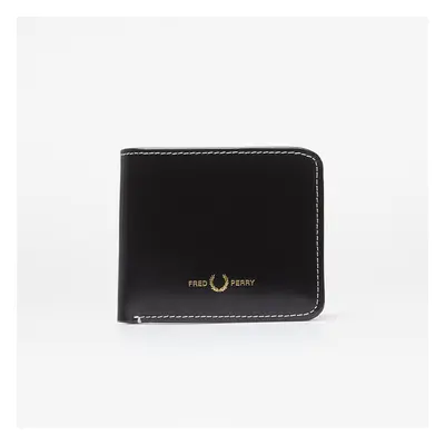 FRED PERRY Box Leather Billfold Wallet Black Universal 94814575