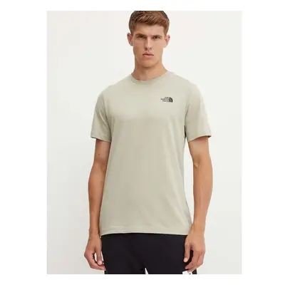 Bavlněné tričko The North Face Redbox Tee Infill 2 šedá barva, s 95223971