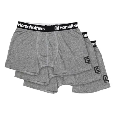 Boxerky Horsefeathers Dynasty 3-Pack Boxer Shorts Heather Gray S 93040500