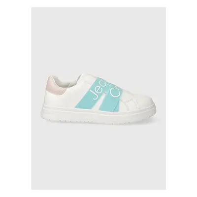 Dětské sneakers boty Calvin Klein Jeans tyrkysová barva 89804065