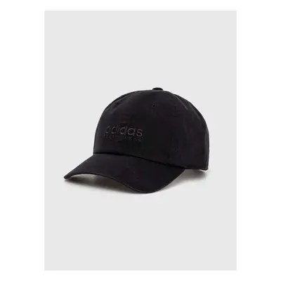 Bavlněná baseballová čepice adidas SPW DAD CAP černá barva, IT4641 95178102