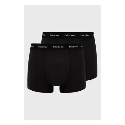 Boxerky Dickies (2-pack) pánské, černá barva, DK0A4XOCBLK-BLACK 84011999