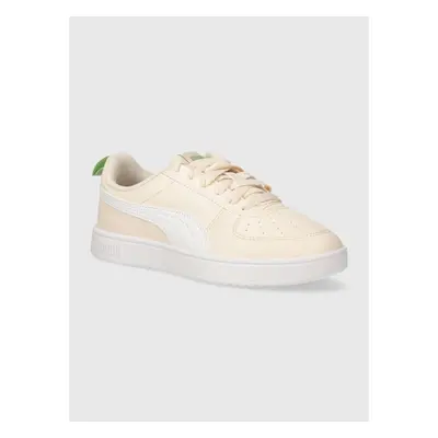 Dětské sneakers boty Puma Rickie Jr béžová barva 91544712