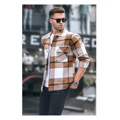 Košile Madmext Camel Check Lumberjack 6713 85056841