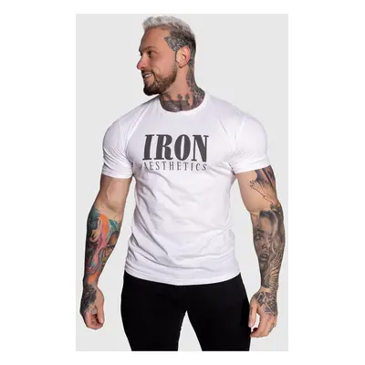 Pánské sportovní tričko Iron Aesthetics Urban, bílé 89086763