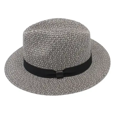 Letní černý nemačkavý klobouk - Fedora Toyo 90969689